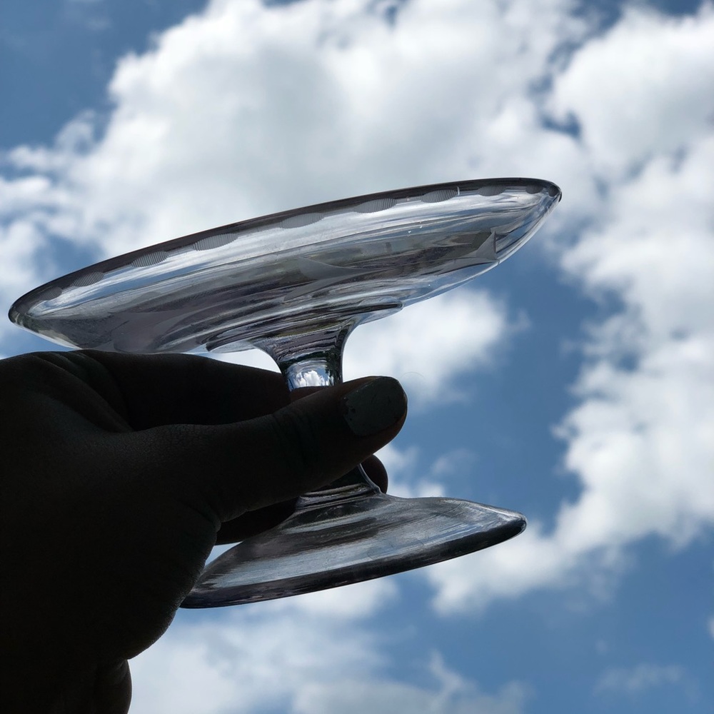 Glass platter